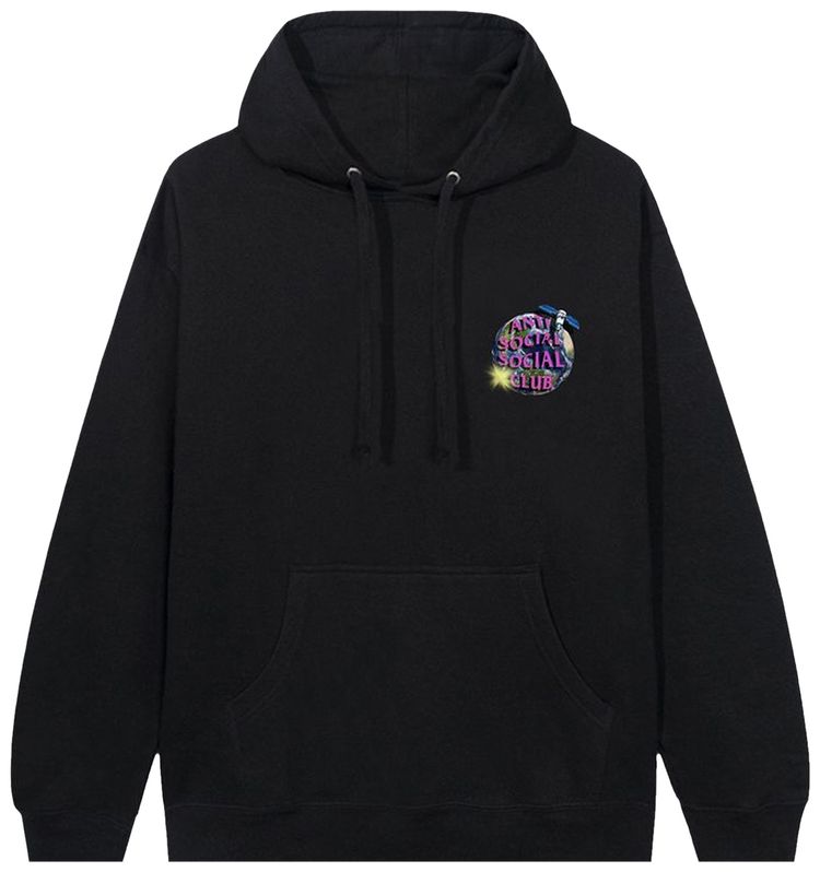 Anti Social Social Club Worldwide Hoodie Black