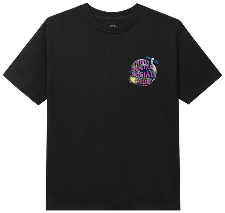 Anti Social Social Club Worldwide Tee Black