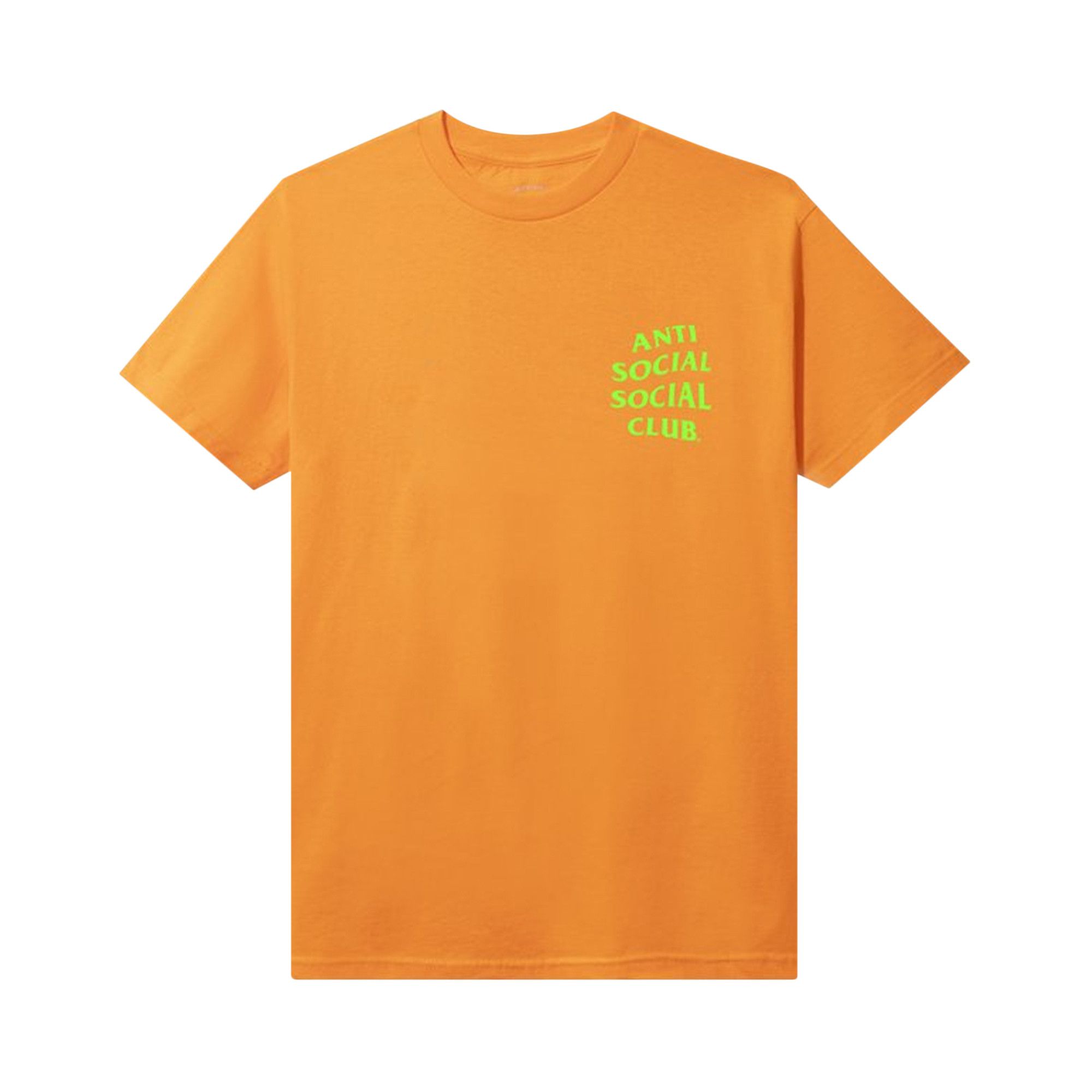 Anti social top club orange shirt