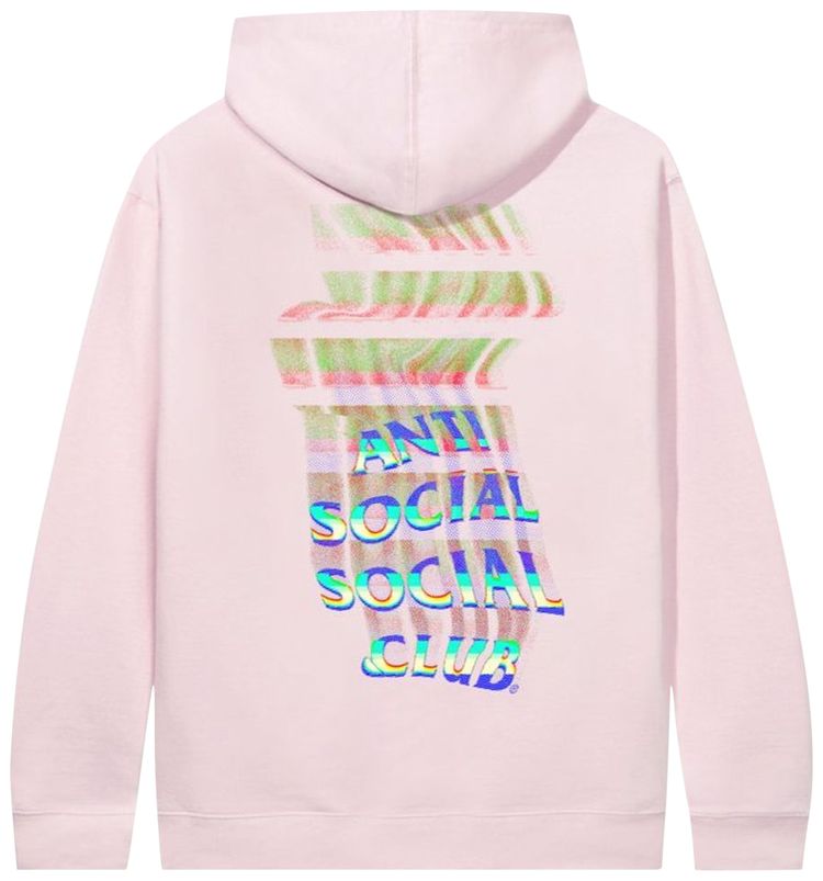 Anti Social Social Club Channel 747 Hoodie Pink