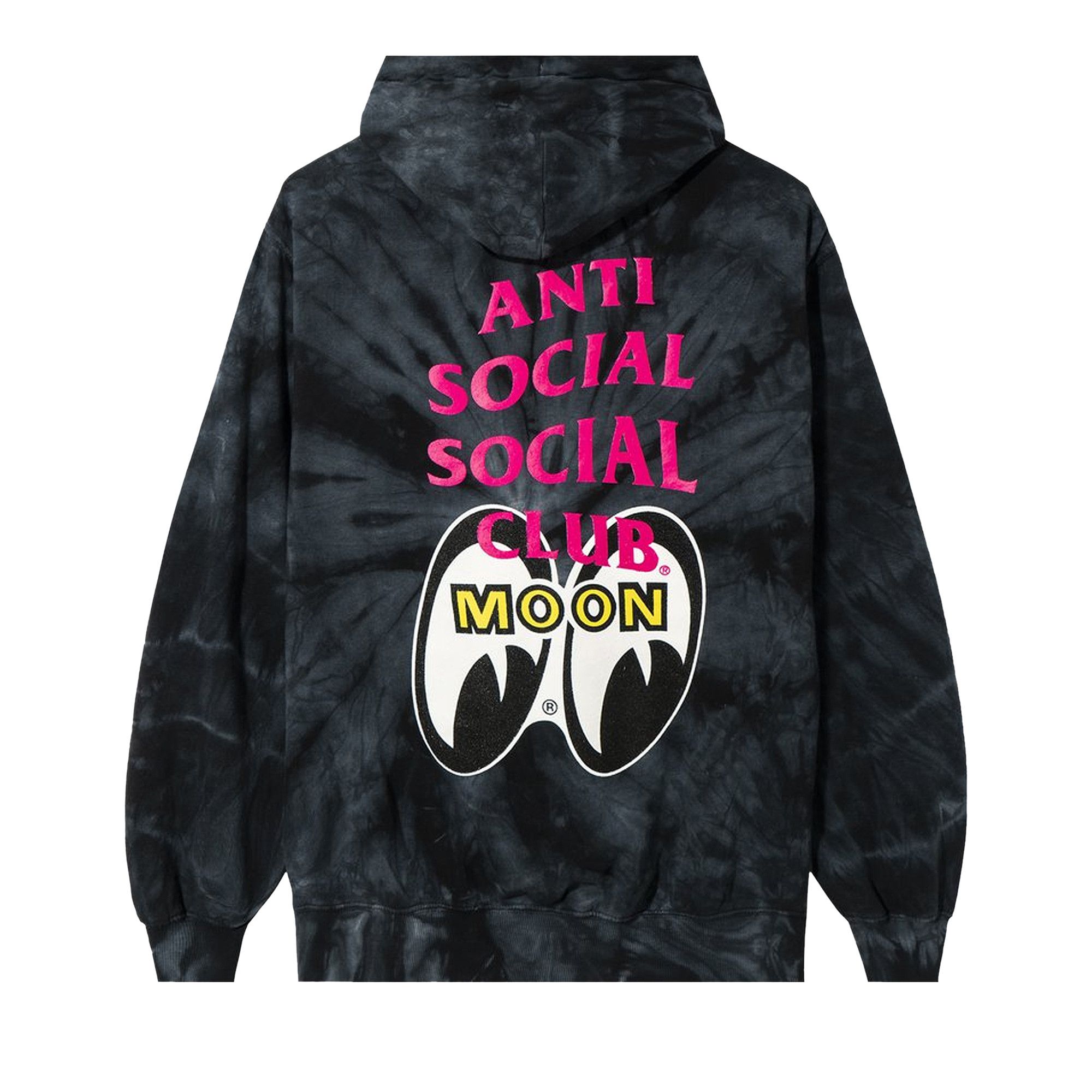 Buy Anti Social Social Club x Mooneyes Stacked Hoodie Black Tie Dye 0657 100000106XMSH BLAC GOAT