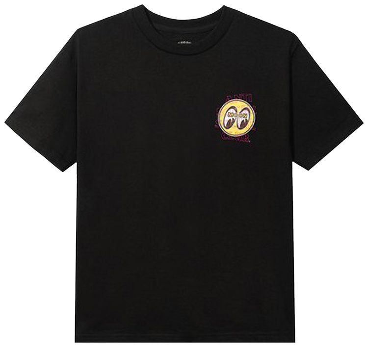 Anti Social Social Club x Mooneyes Glitter Crossfire Tee Black