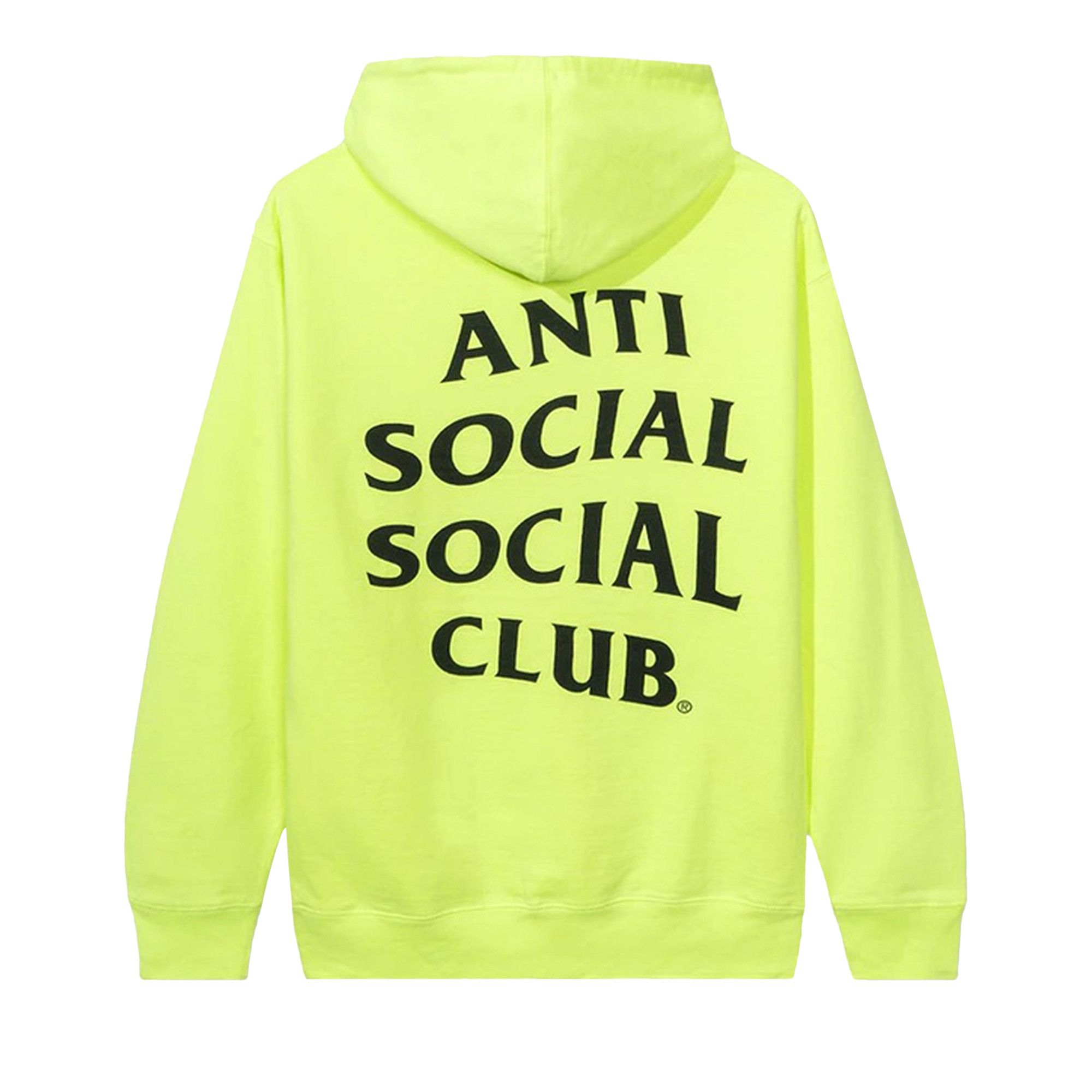Buy Anti Social Social Club Open Minded Hoodie Neon Green 0657 100000106OMH NEON GOAT CA