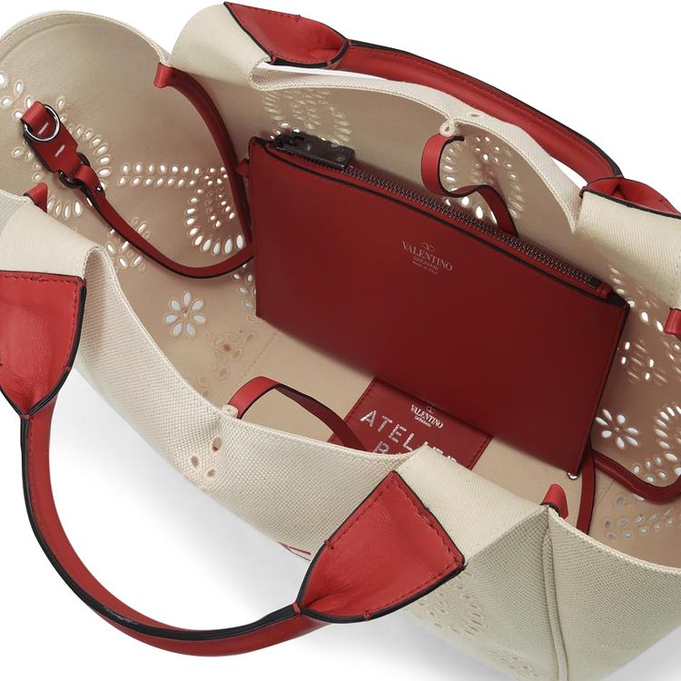 Valentino 08 San Gallo Edition Atelier Tote Bag Natural