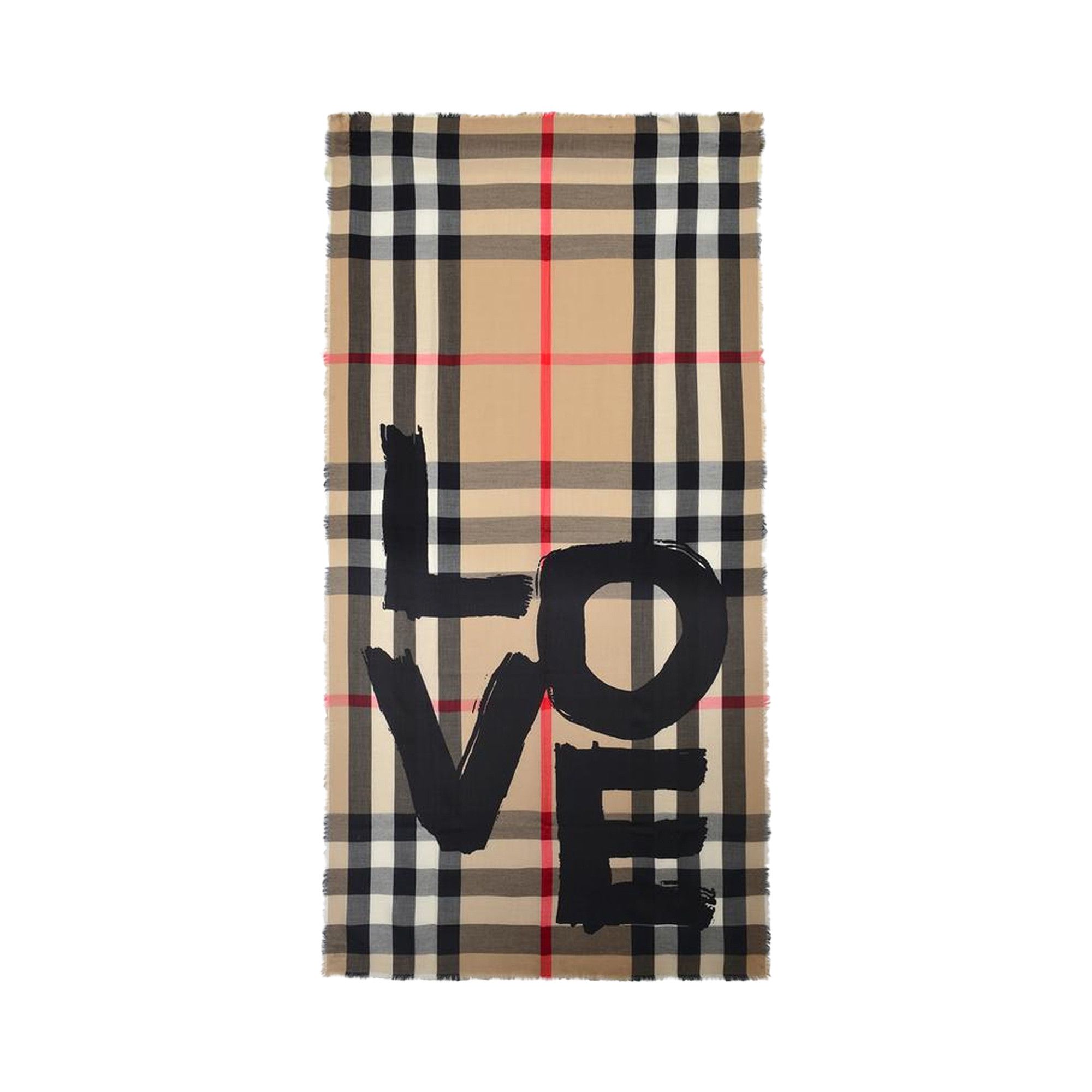 Burberry love new arrivals heart scarf