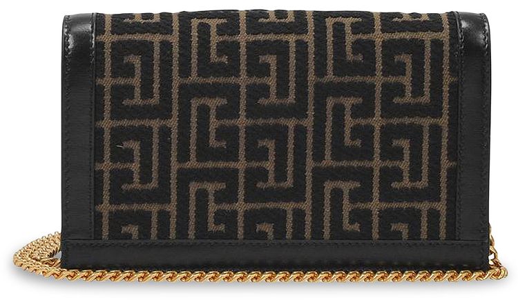 Balmain 1945 Mini Bag Khaki Monogram