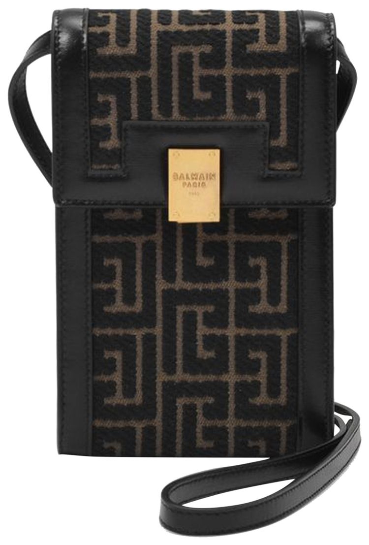 Balmain 1945 Smartphone Case Khaki Monogram