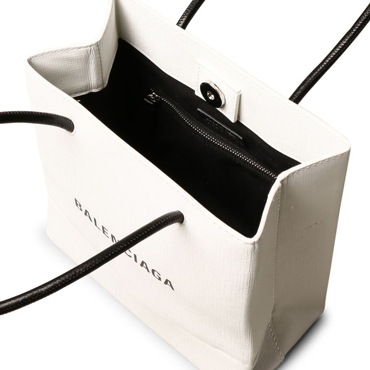 Balenciaga XXS North South Tote Bag White