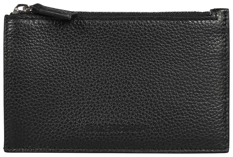 Balenciaga Essential Zipped Card Case Black