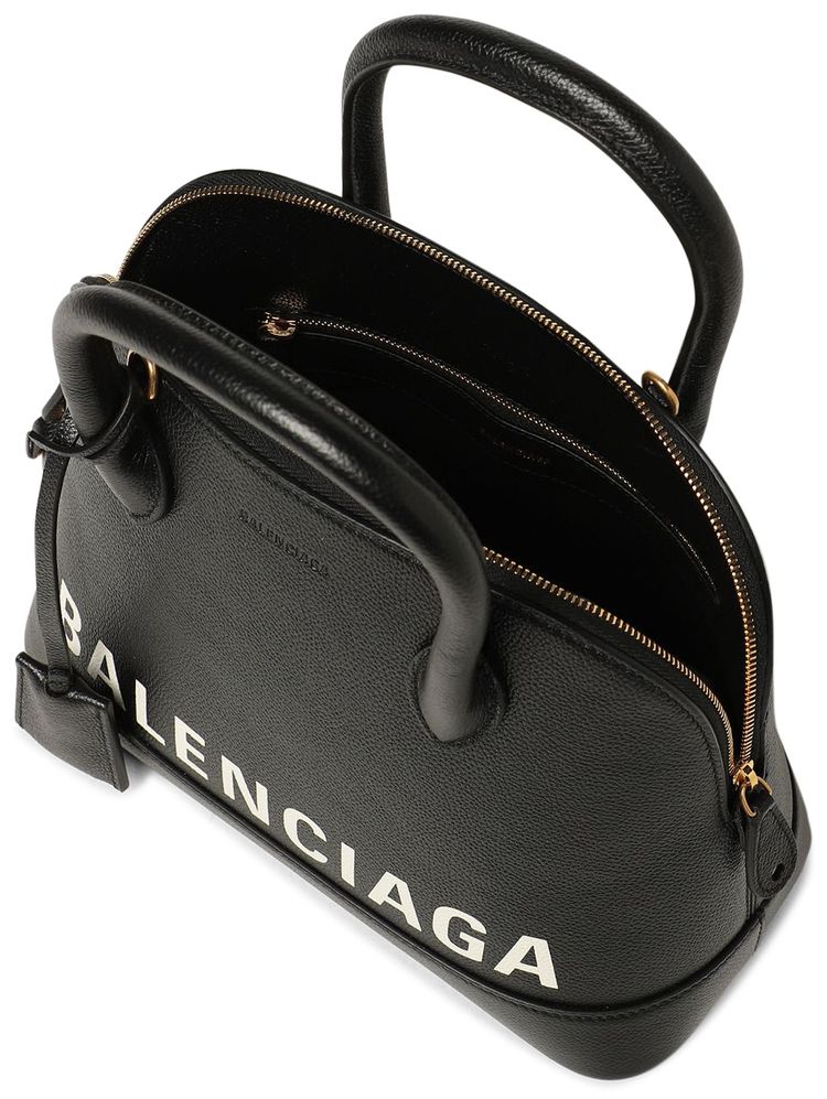Balenciaga Ville Small Top Handle Bag Black
