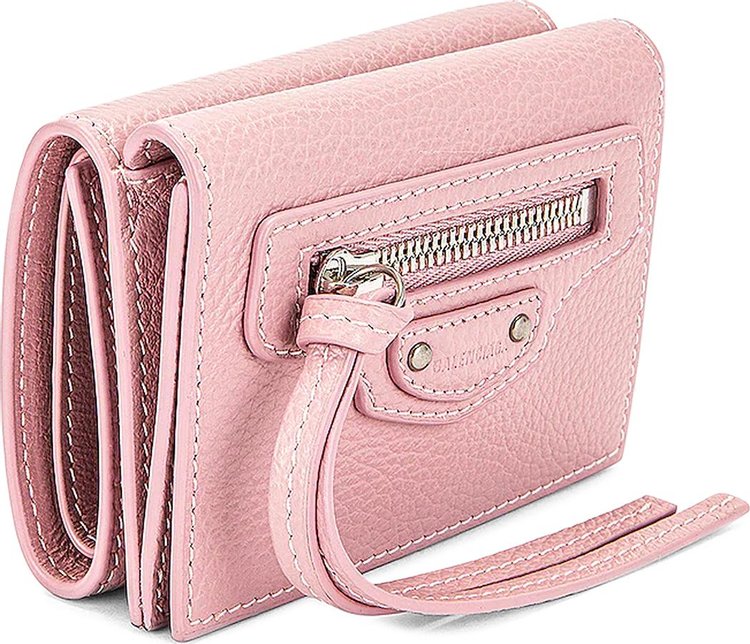 Balenciaga Neo Classic Mini Wallet Pink