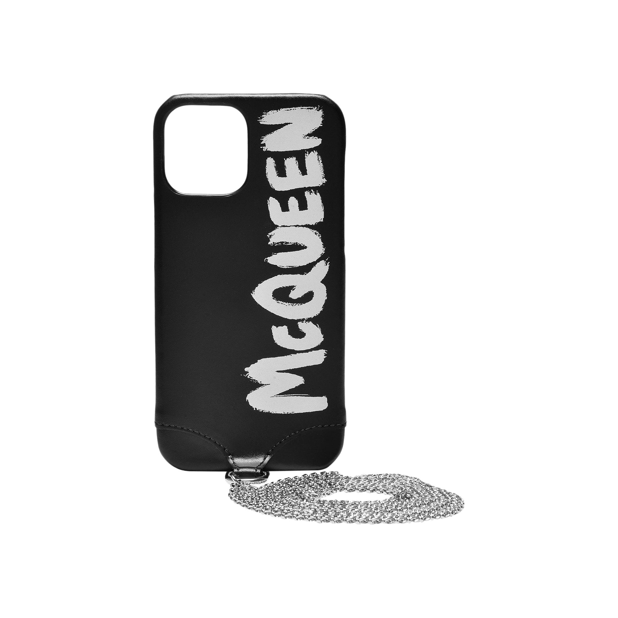 Buy Alexander McQueen Phone Case With Chain 'Black' - 0162
