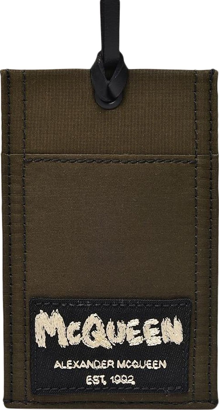 Alexander McQueen Card Holder Khaki