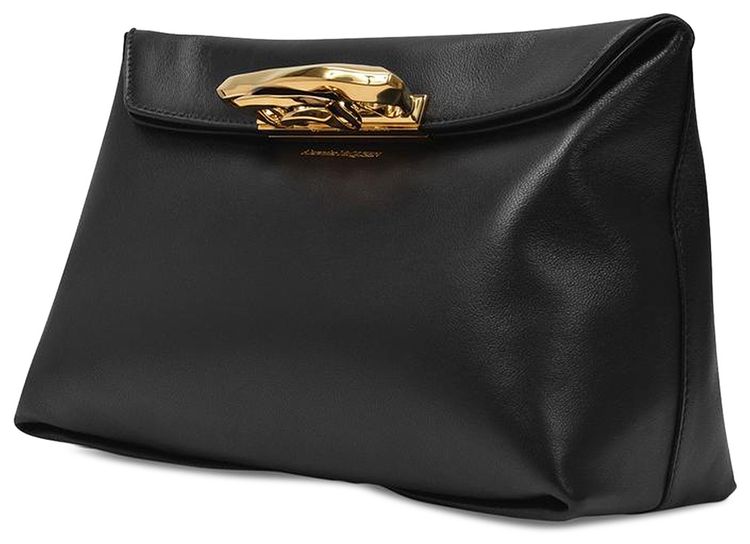 Alexander McQueen Sculptural Pouch Black