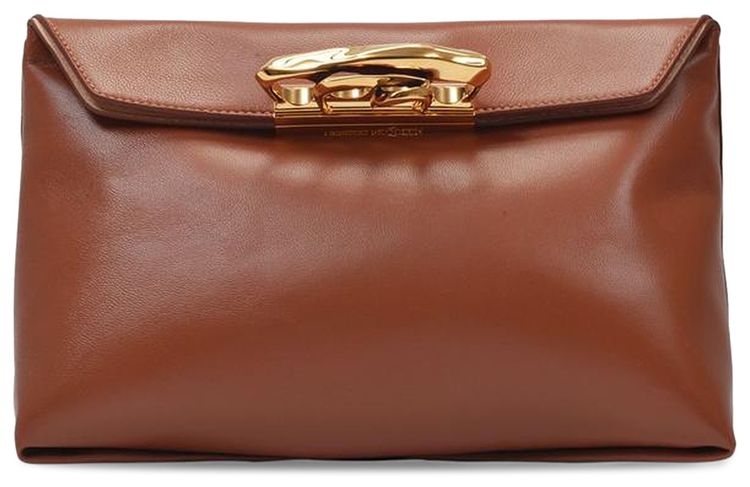 Alexander McQueen Sculptural Pouch Brown