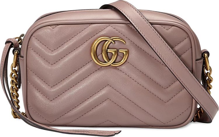 Gucci GG Marmont Matelassé Mini Bag 'Rose Antic'