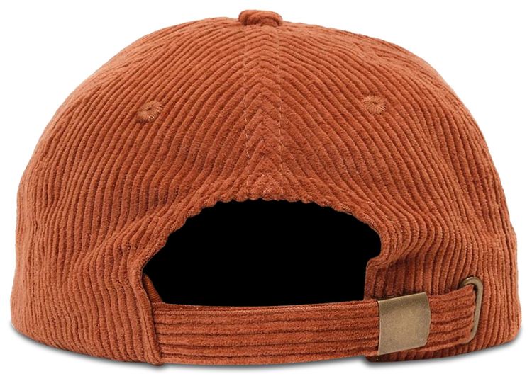 Brain Dead Mushroom Head Cord Six Panel Hat Rust