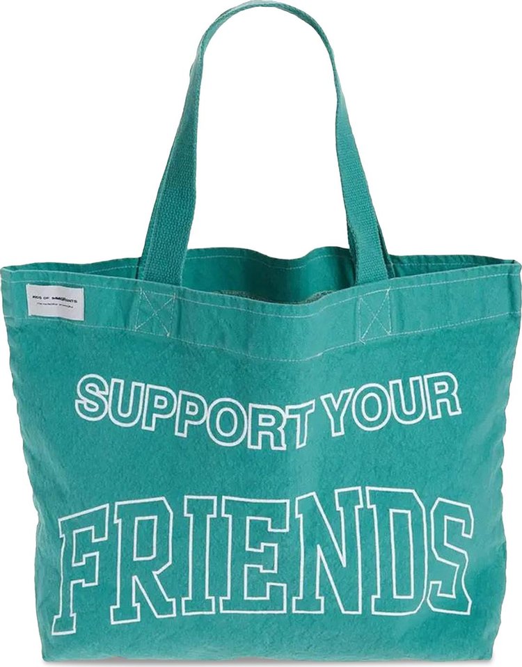Kids of Immigrants Support Your Friends Tote Bag 'Teal'