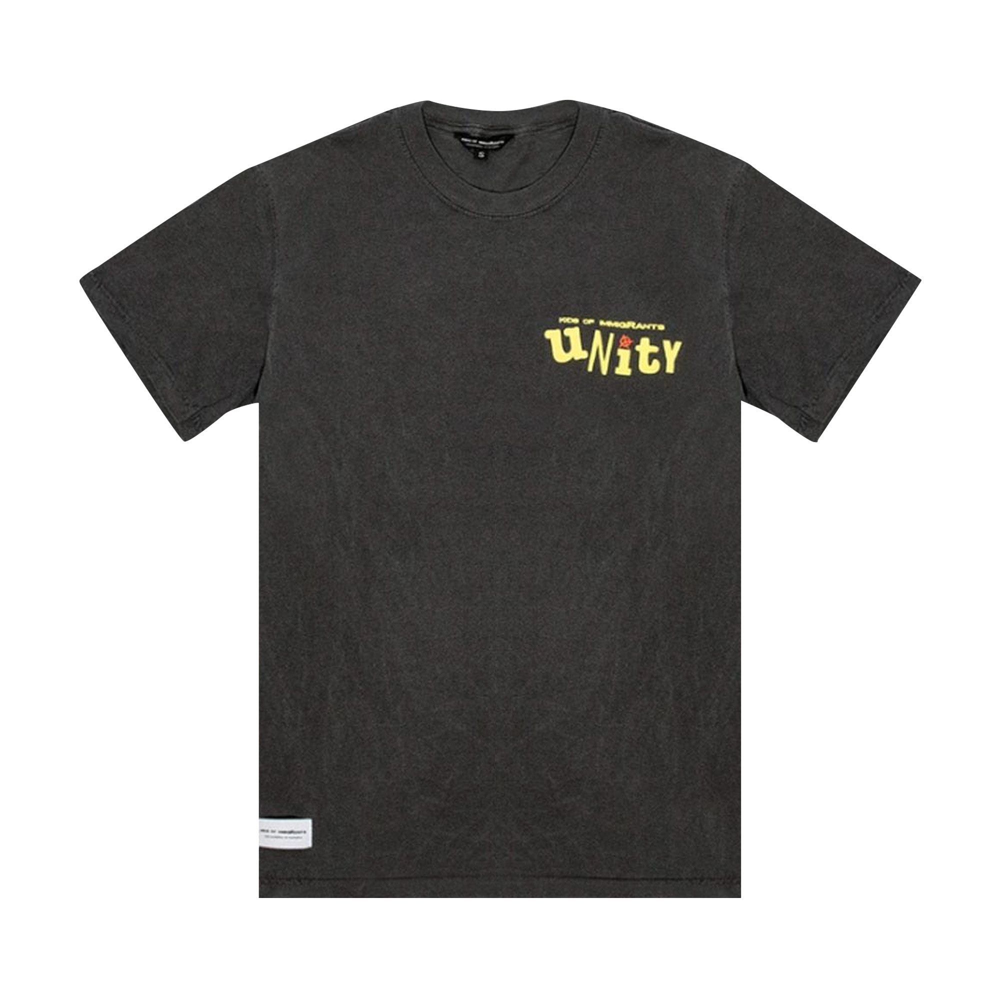 Buy Kids of Immigrants Community T Shirt Vintage Black KOIFW21