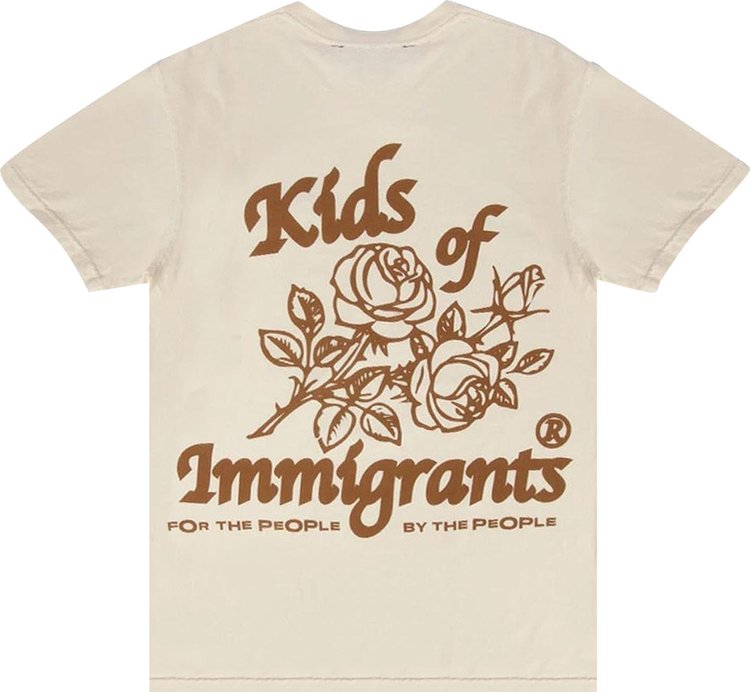 Kids of Immigrants Spread Love 30 T Shirt Natural