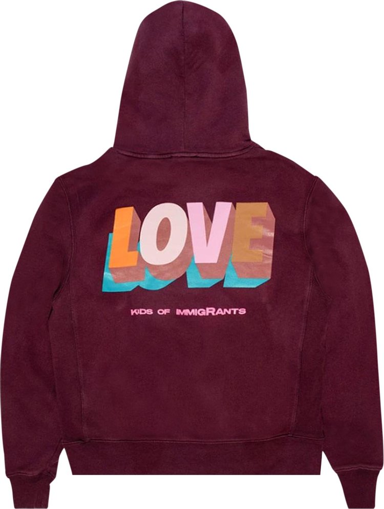 Kids of Immigrants Spread Love 40 Hoodie Purple