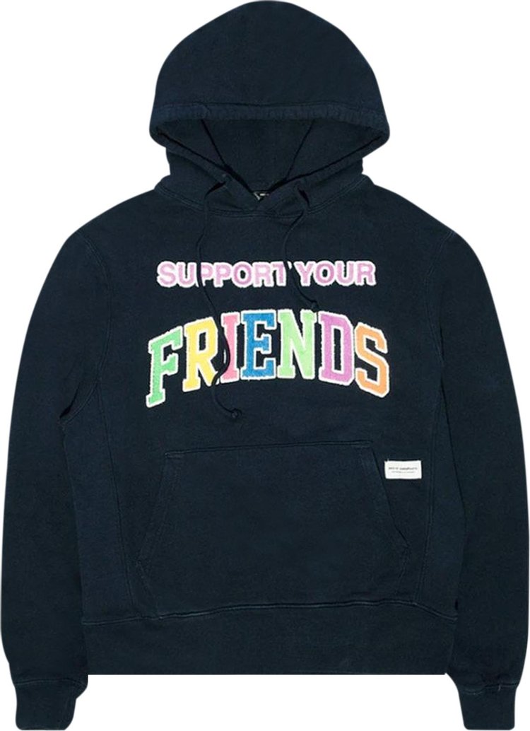 Kids of Immigrants Support Your Friends 4.0 Hoodie 'Navy Multicolor'