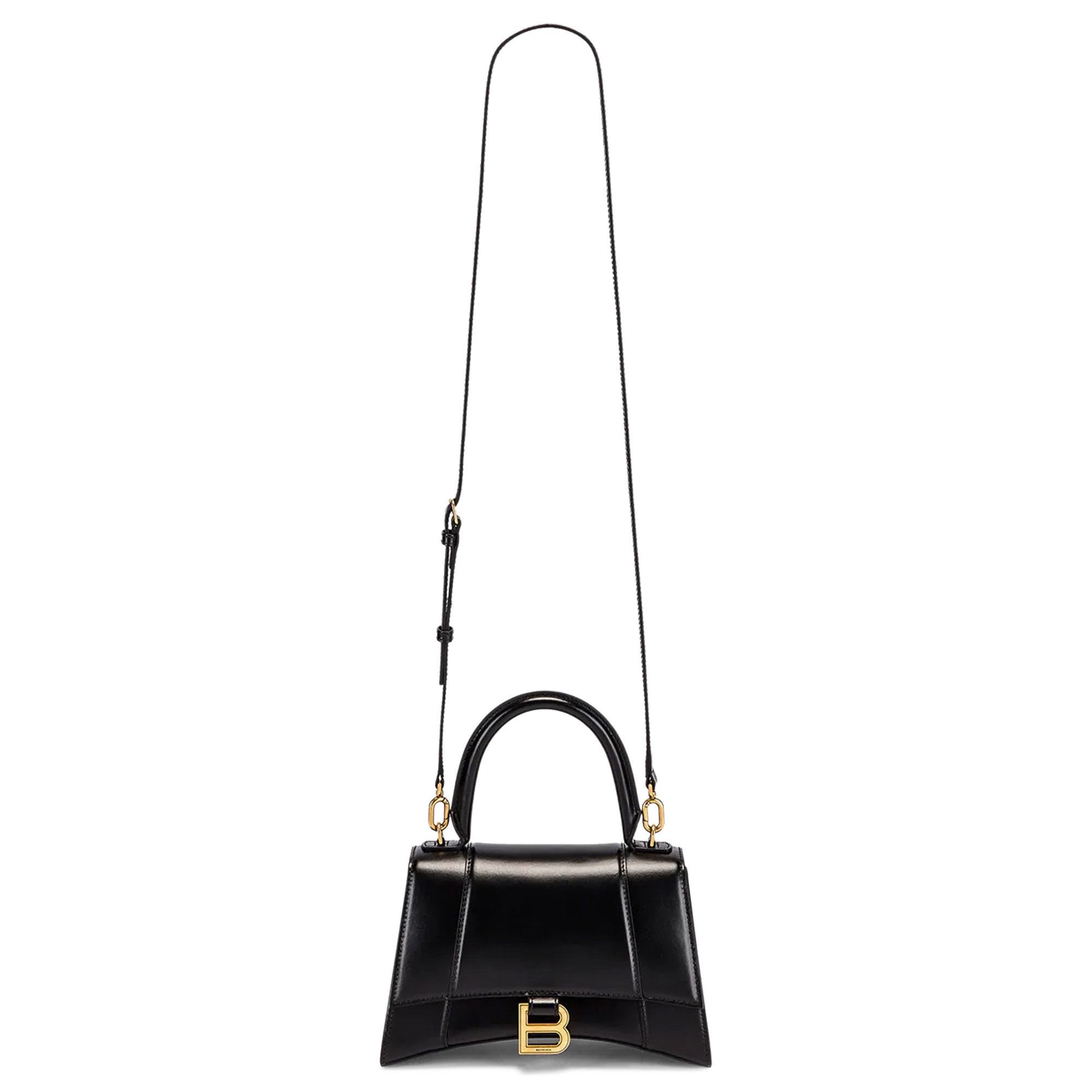 Buy Balenciaga Hourglass Small Top Handle Bag 'Black