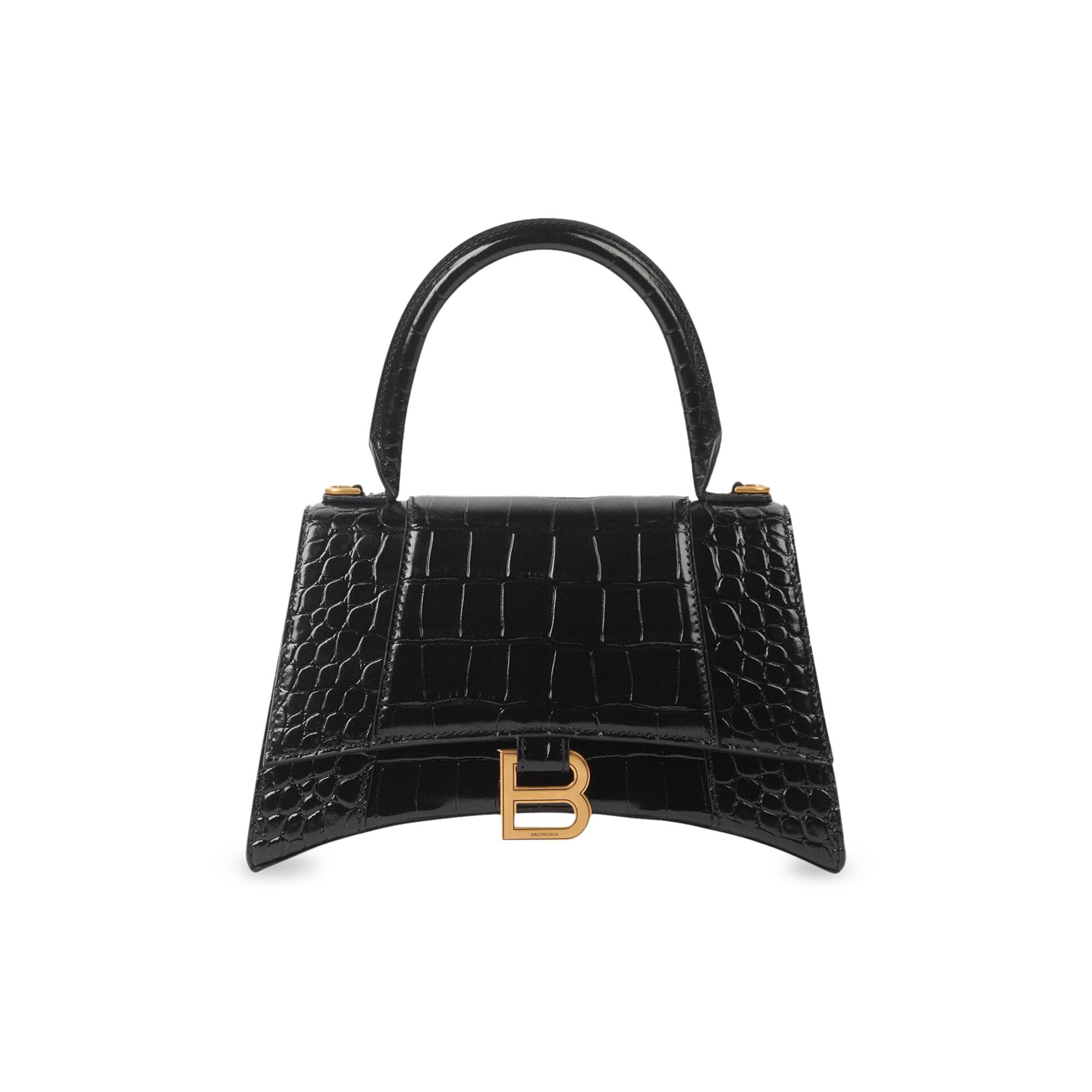 Buy Balenciaga Hourglass Small Top Handle Bag Black 593546 1LRGM 1000 GOAT