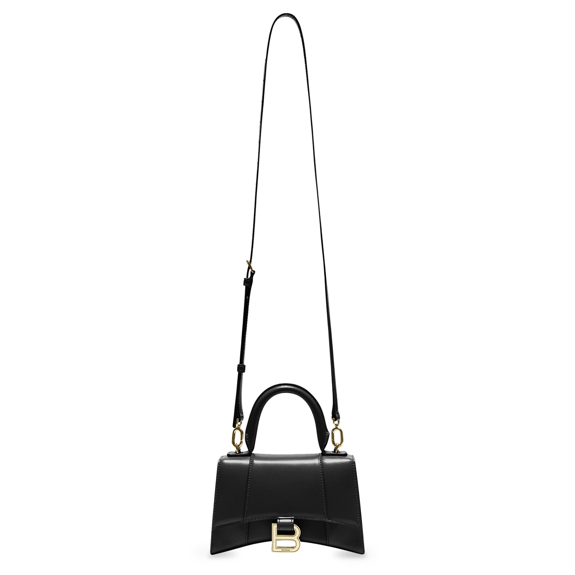 BALENCIAGA｜ (592833 1QJ4M 1000) Women's Hourglass Handbag Xs in Black | Balenciaga US