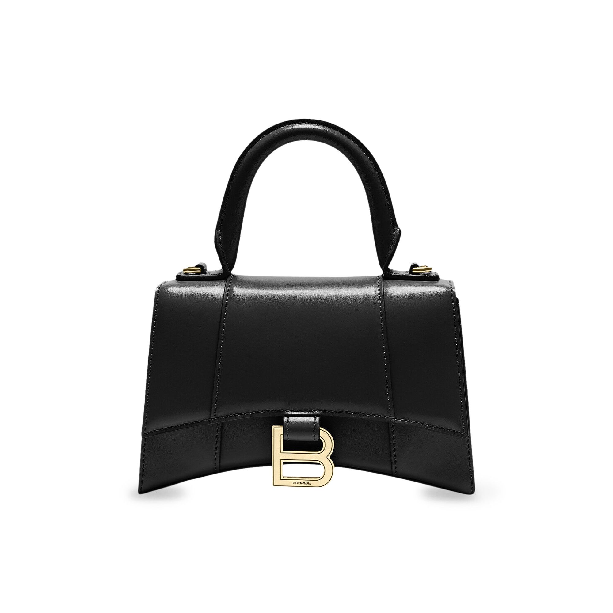 BALENCIAGA｜ (592833 1QJ4M 1000) Women's Hourglass Handbag Xs in Black | Balenciaga US