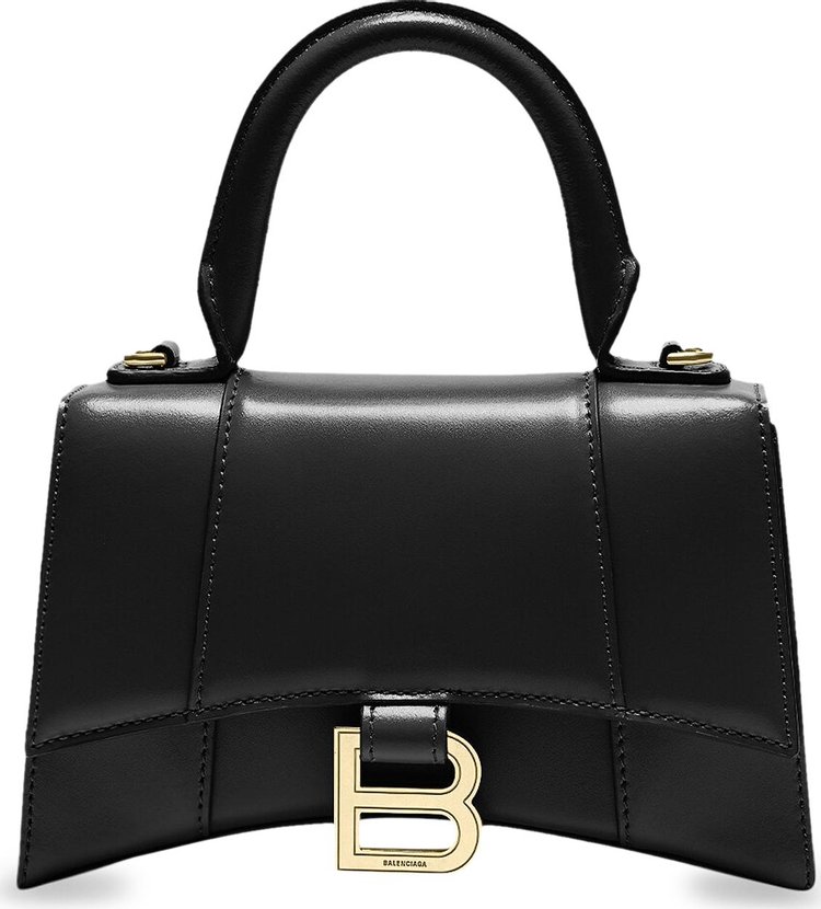 Balenciaga Hourglass XS Top Handle Bag 'Black'