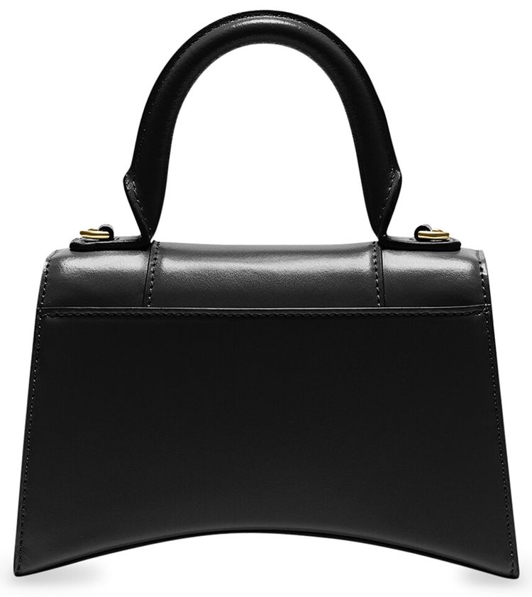 Balenciaga Hourglass XS Top Handle Bag Black