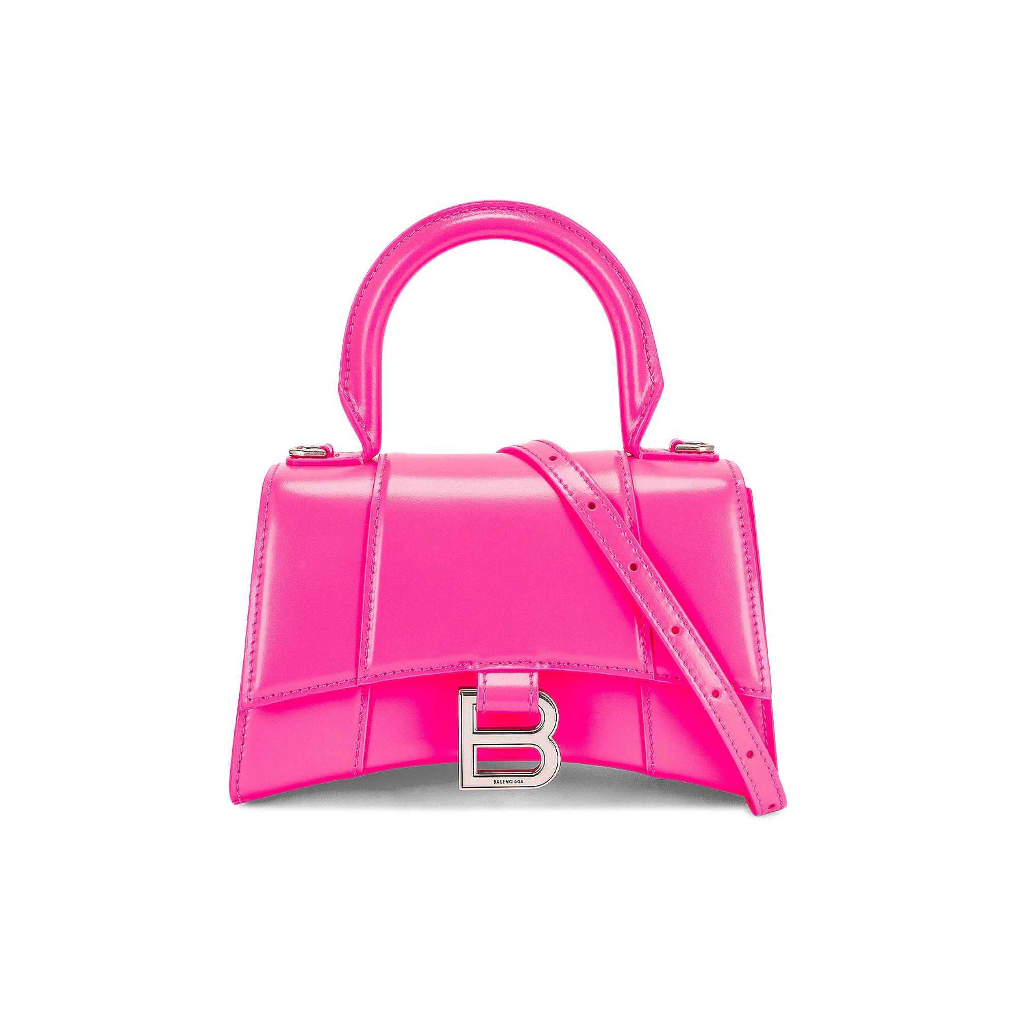 Buy Balenciaga Hourglass XS Top Handle Bag Fuchsia 592833 1QJ4Y 5642 GOAT