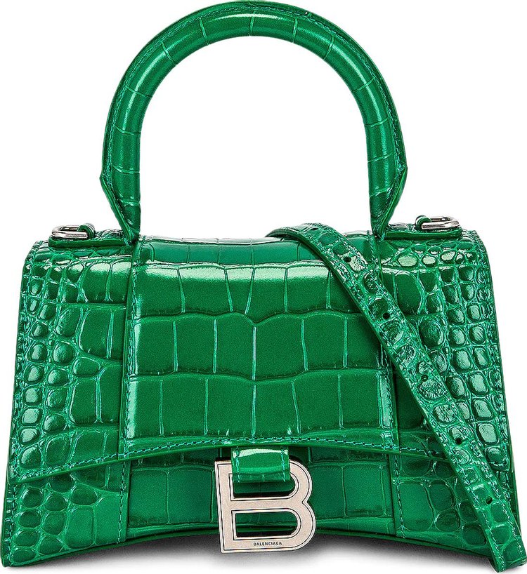Balenciaga Hourglass XS Top Handle Bag 'Green'