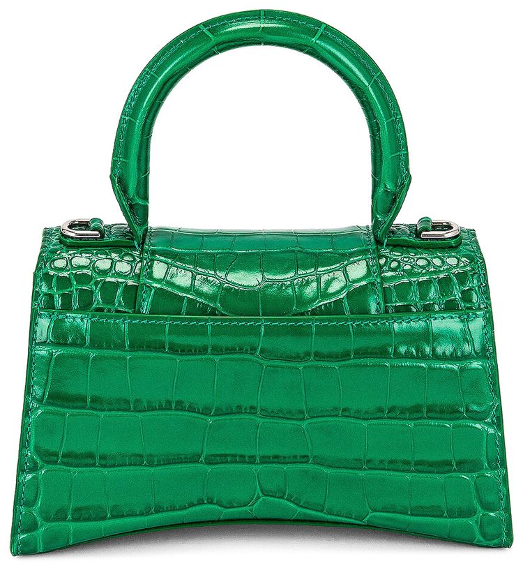 Balenciaga Hourglass XS Top Handle Bag Green