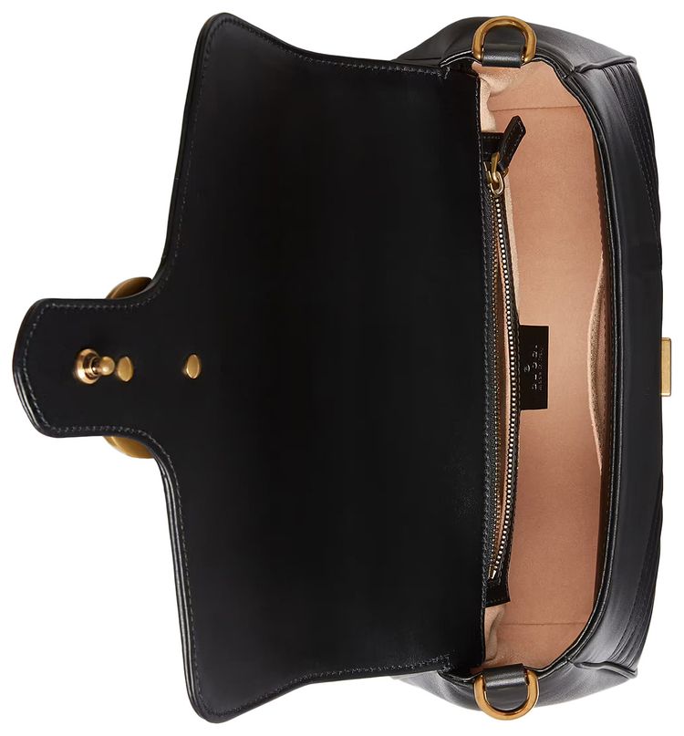 Gucci GG Marmont Small Top Handle Bag Black