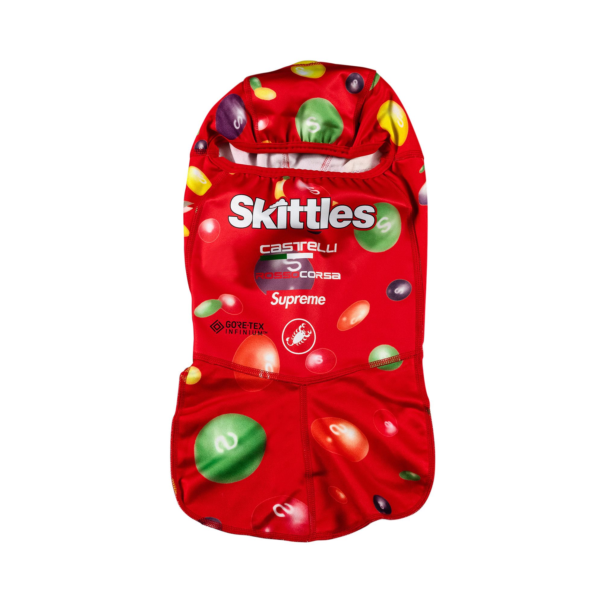 Supreme x Skittles x Castelli Balaclava 'Red'