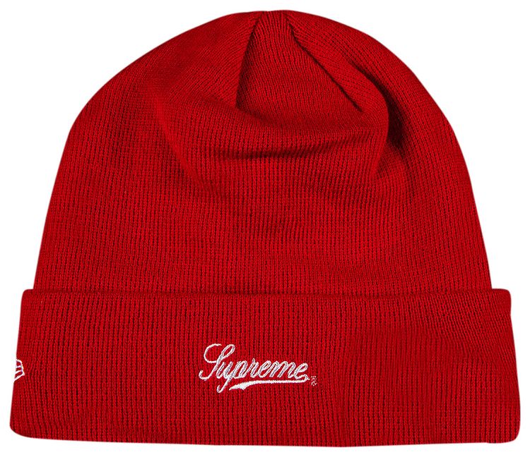 Supreme x Skittles x New Era Beanie Red