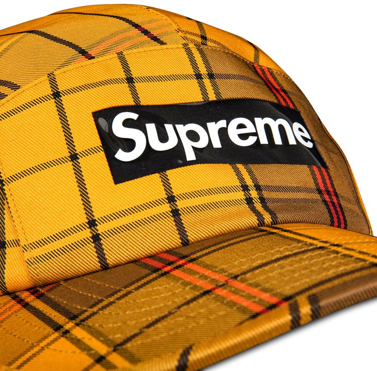 Supreme GORE TEX Tech Camp Cap Gold Plaid