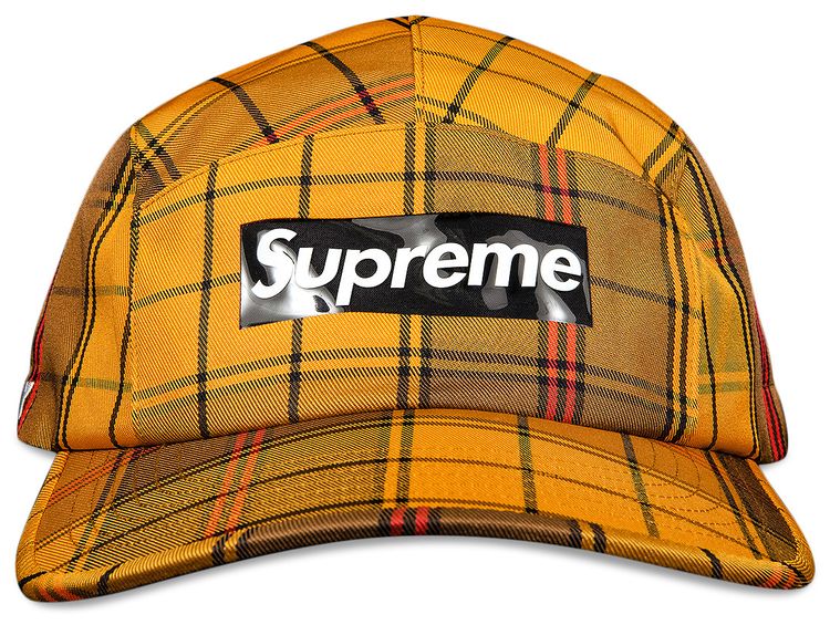 Supreme GORE TEX Tech Camp Cap Gold Plaid