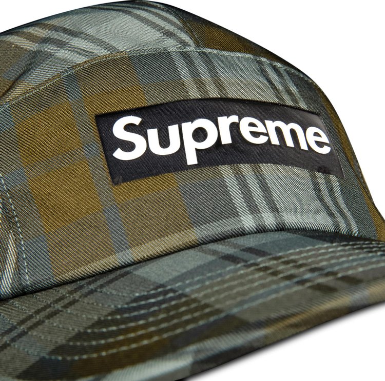 Supreme GORE TEX Tech Camp Cap Olive Plaid