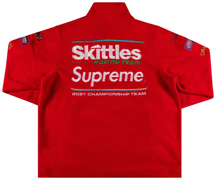 Supreme x Skittles x Polartec Jacket Red