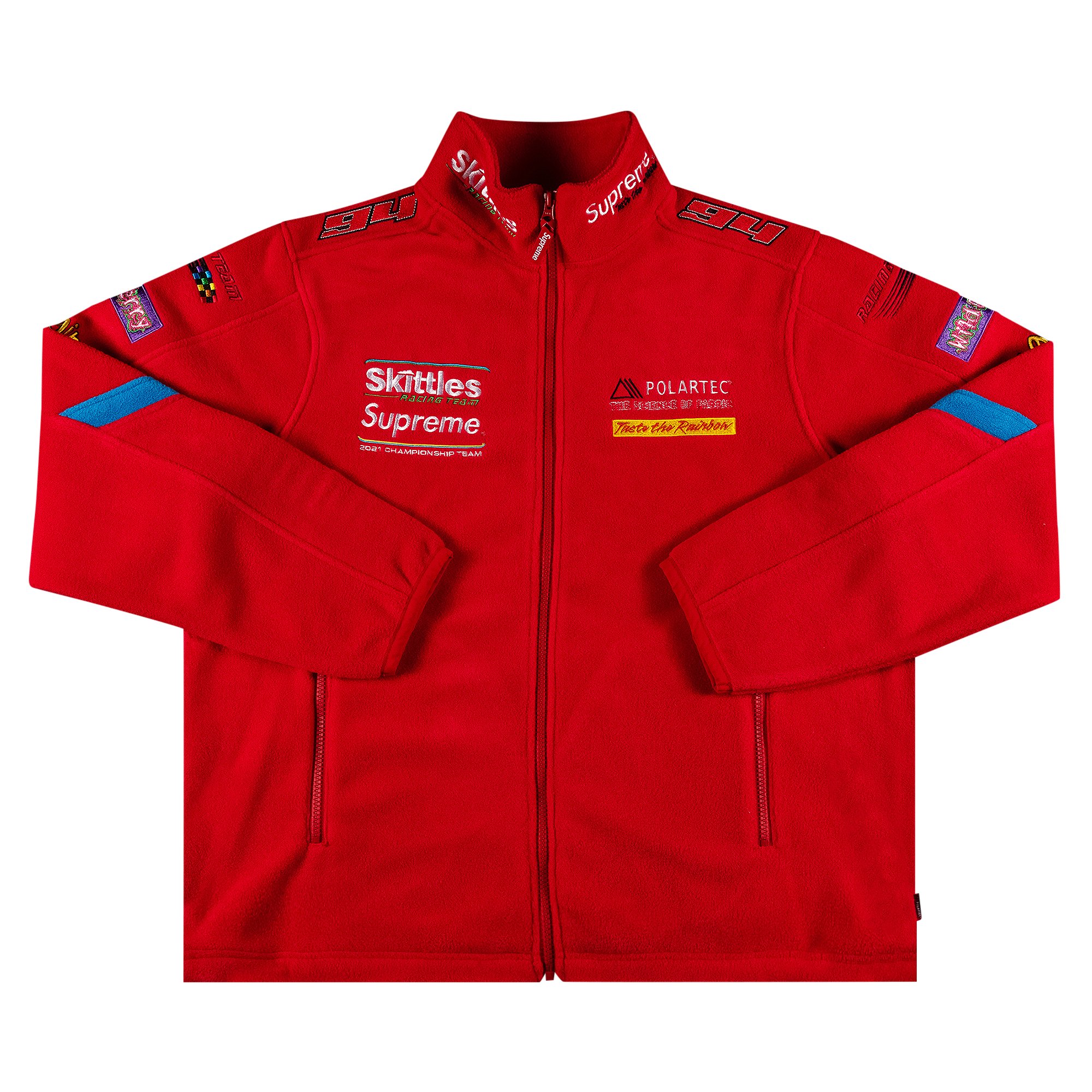 Supreme x Skittles x Polartec Jacket 'Red'