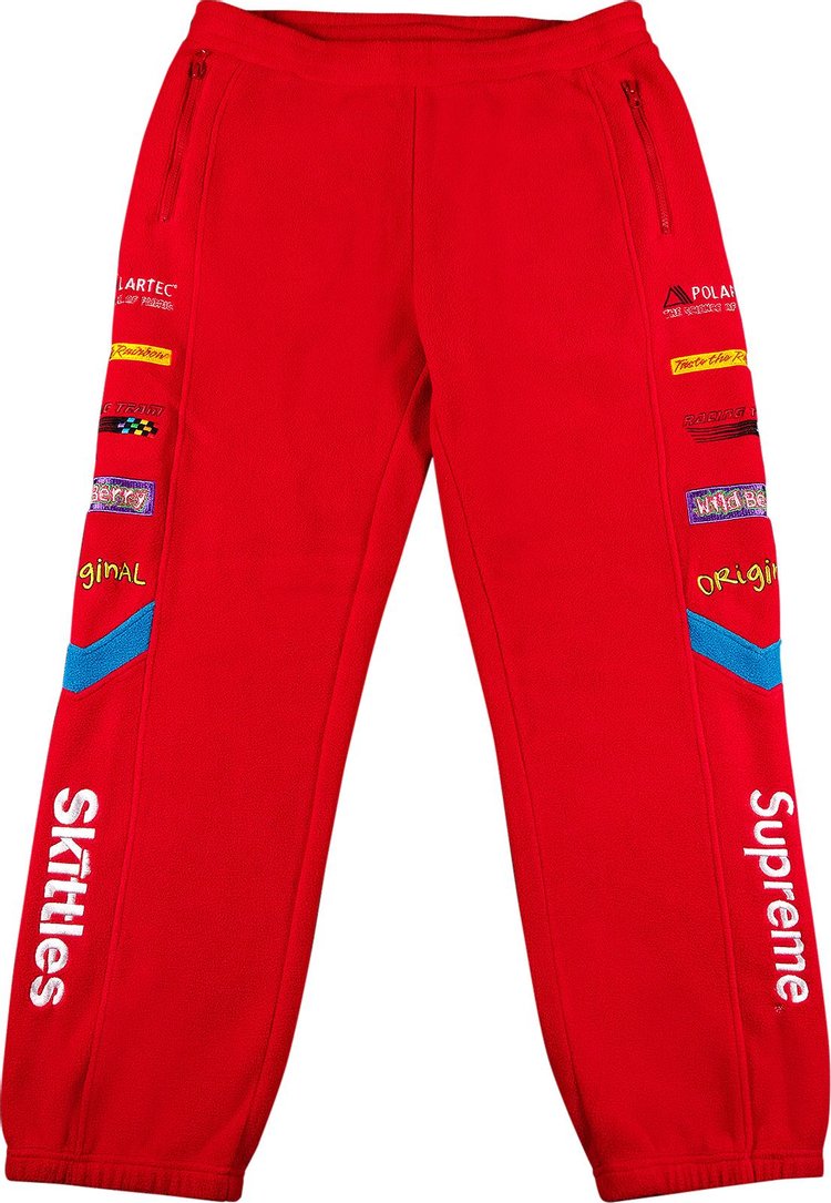 Buy Supreme x Skittles x Polartec Pant 'Red' - FW21P11 RED | GOAT