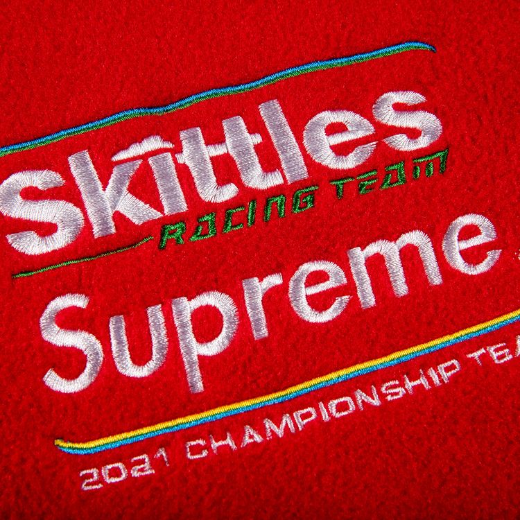 Supreme x Skittles x Polartec Jacket Red