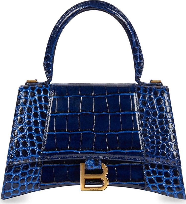 Balenciaga Hourglass Small Top Handle Bag 'Blue'
