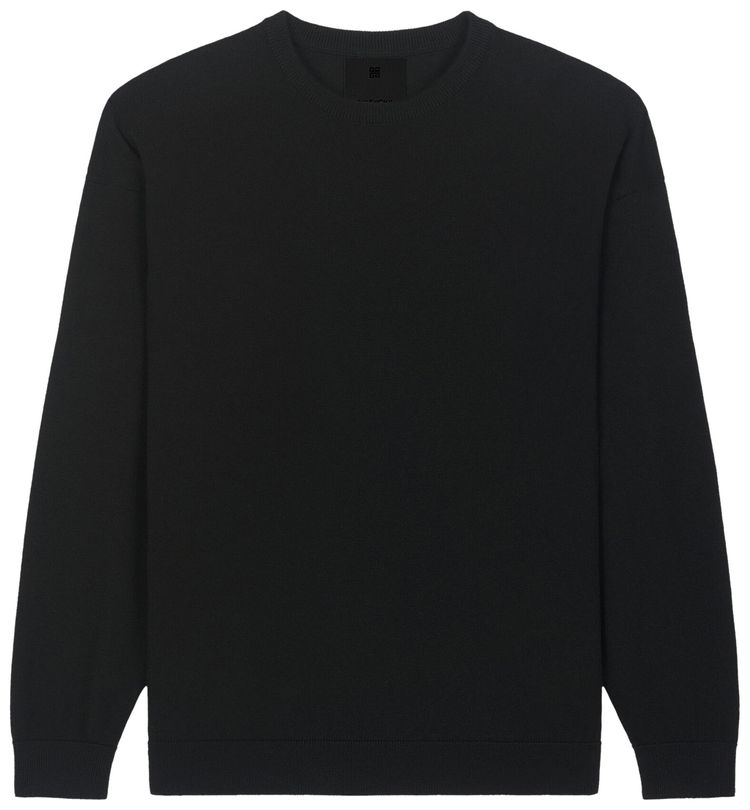 Givenchy Bandana Patch Wool Sweater Black