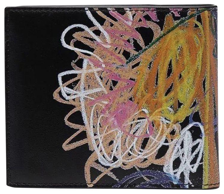 Fendi Noel Fielding Print Bifold Wallet Nero