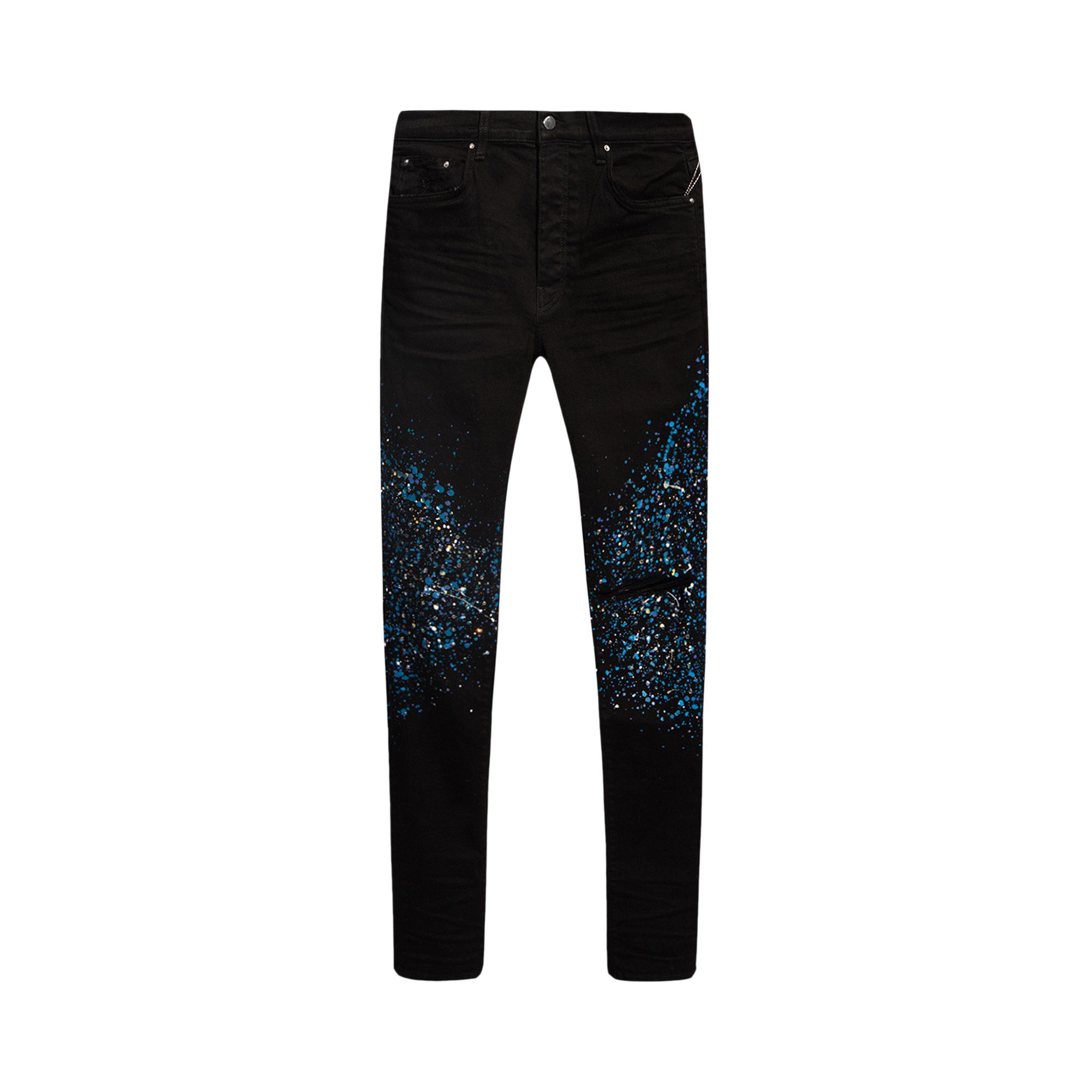 Buy Amiri Crystal Painter Jean Black MDS114 018 BLAC GOAT