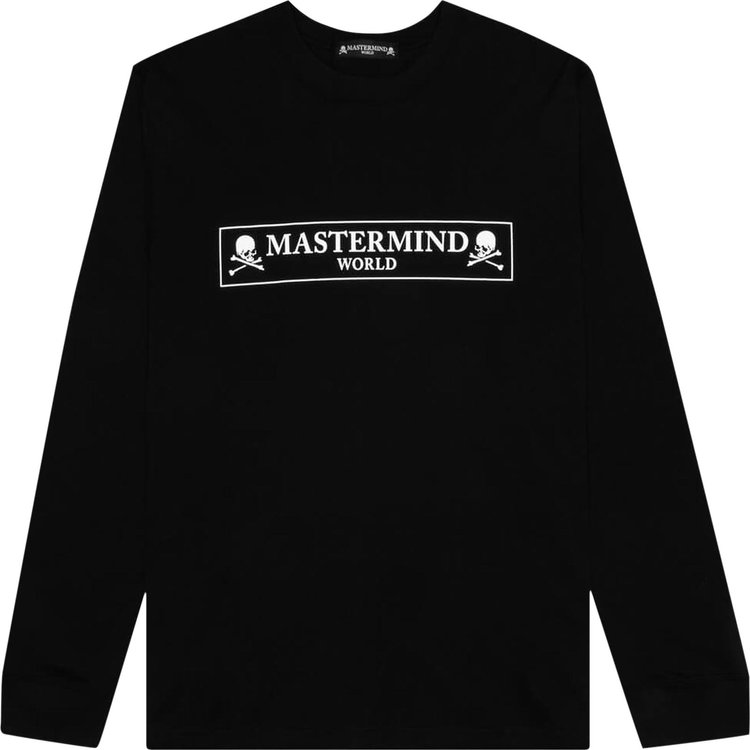 Mastermind World Boxed Logo Long-Sleeve Tee 'Black'